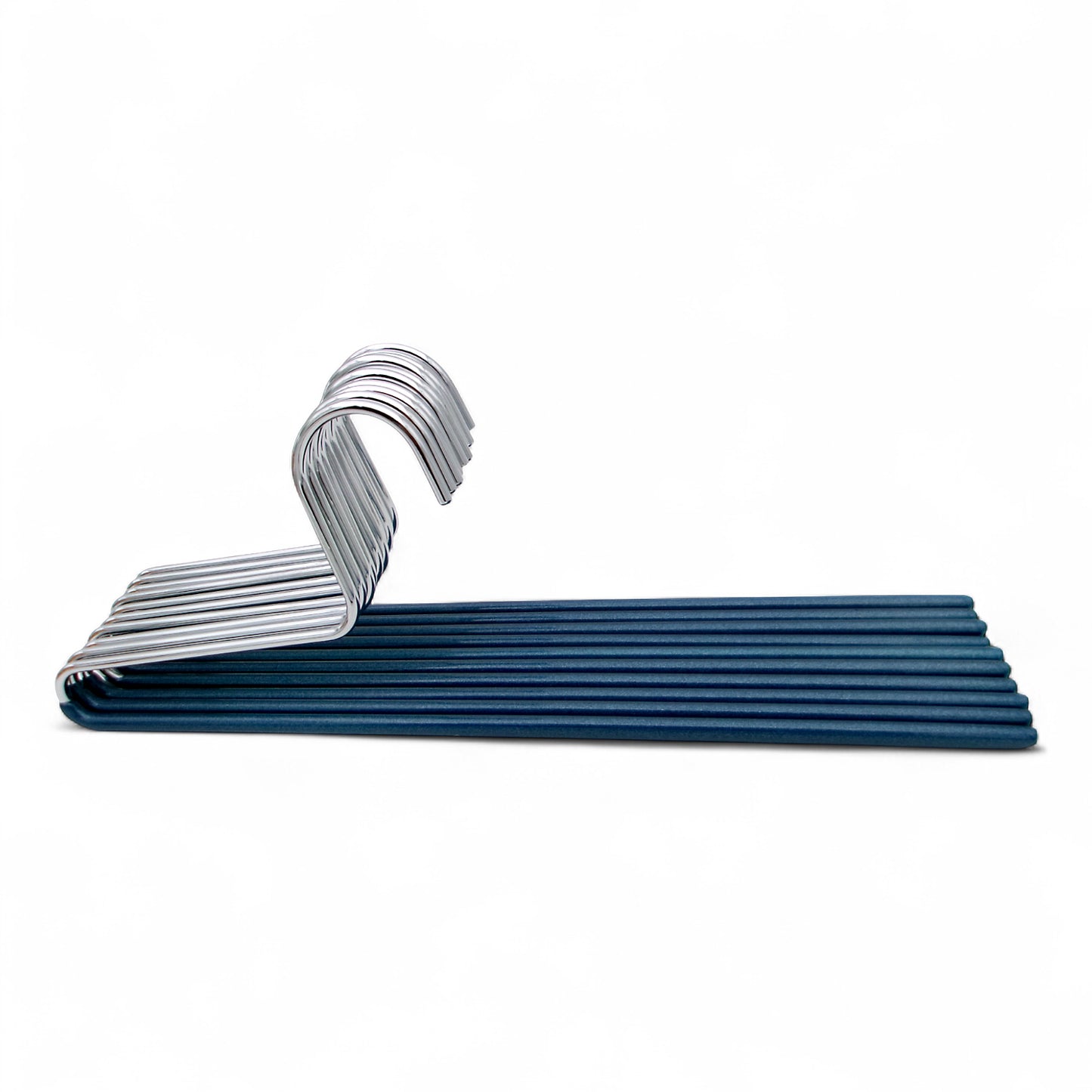MAWA | Made in Germany | Metal Hanger Set | Trouser Hanger | KHC 35 | Anti-Slip Bar | Space Saver | 10 Pieces