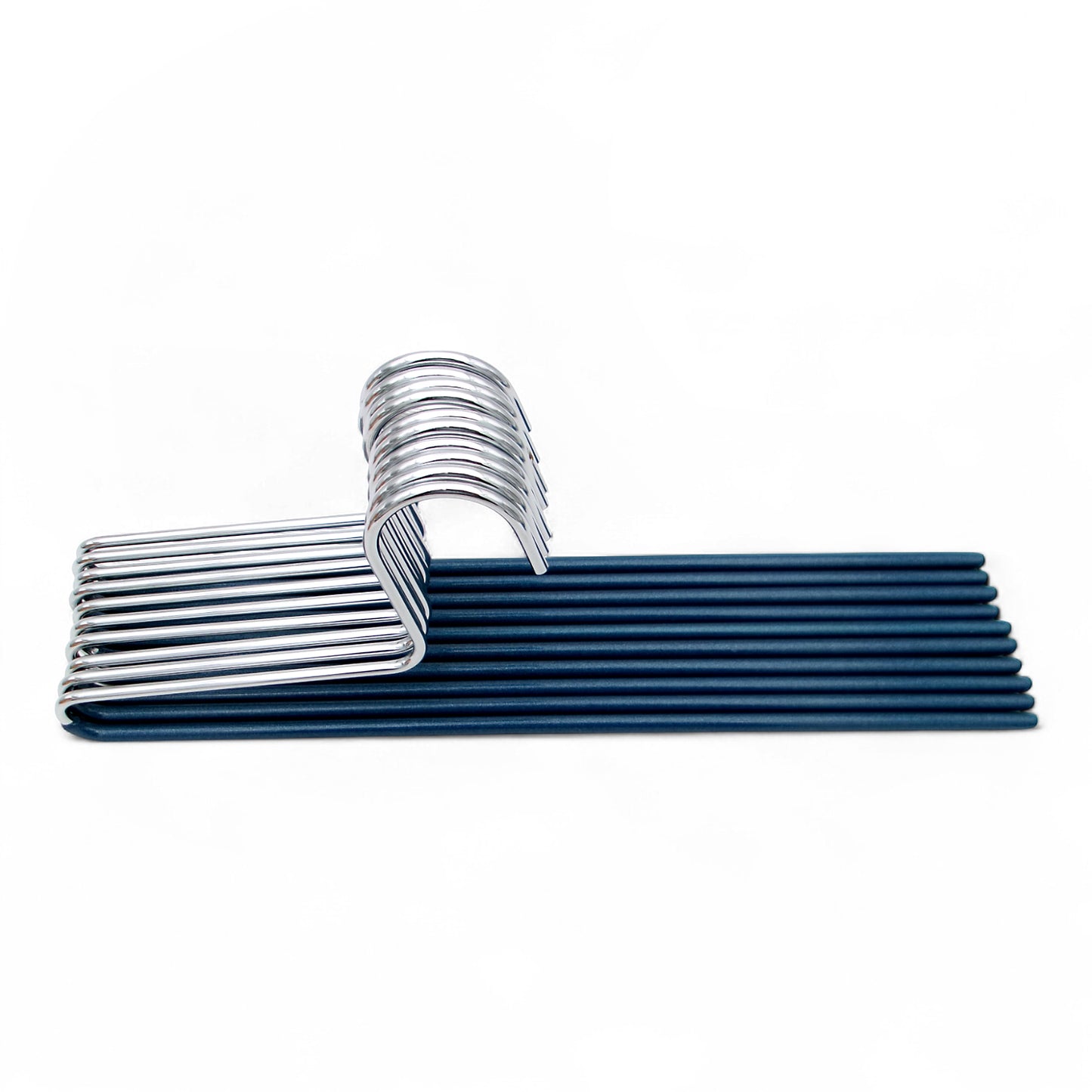 MAWA | Made in Germany | Metal Hanger Set | Trouser Hanger | KHC 35 | Anti-Slip Bar | Space Saver | 10 Pieces