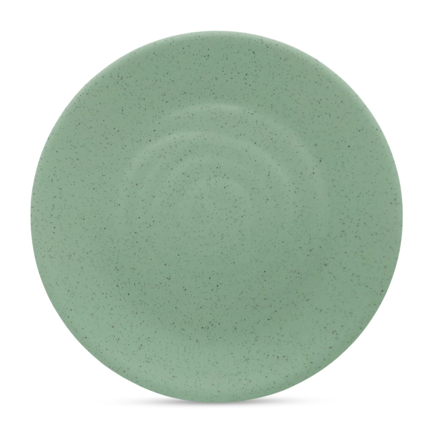 SUPERWARE | Pure Melamine | Round Dinner Plate Set - Green Sand (11.0") | 6 Nos. | Stain Free, Glazed Finish