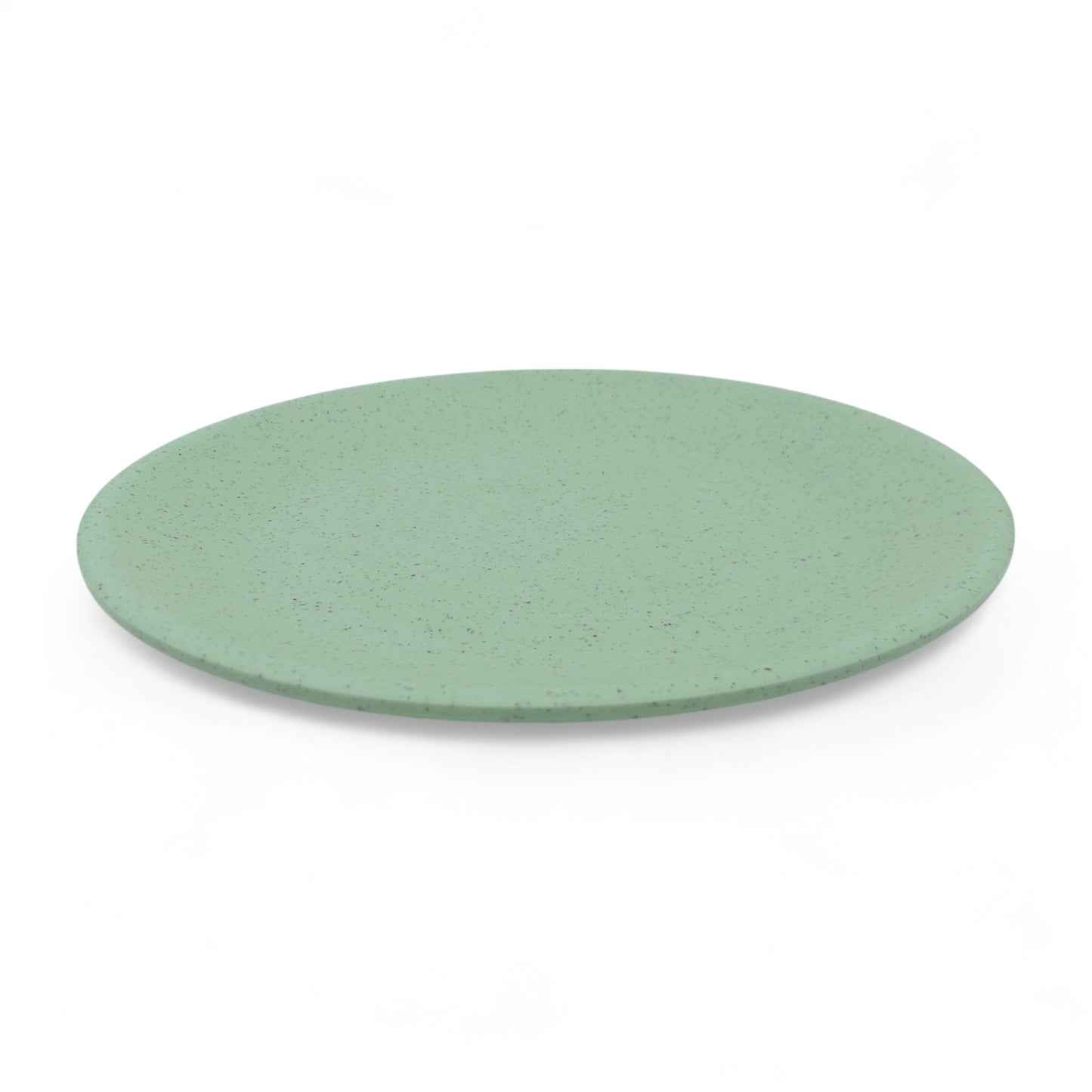 SUPERWARE | Pure Melamine | Round Dinner Plate Set - Green Sand (11.0") | 6 Nos. | Stain Free, Glazed Finish