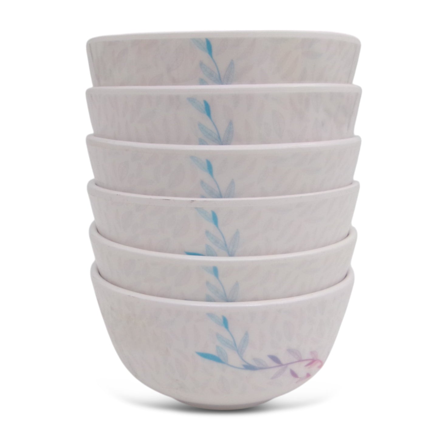 SUPERWARE | Pure Melamine | Katori Set - Ivy Leaf (3.5") | 6 Nos. | Stain Free, Glazed Finish