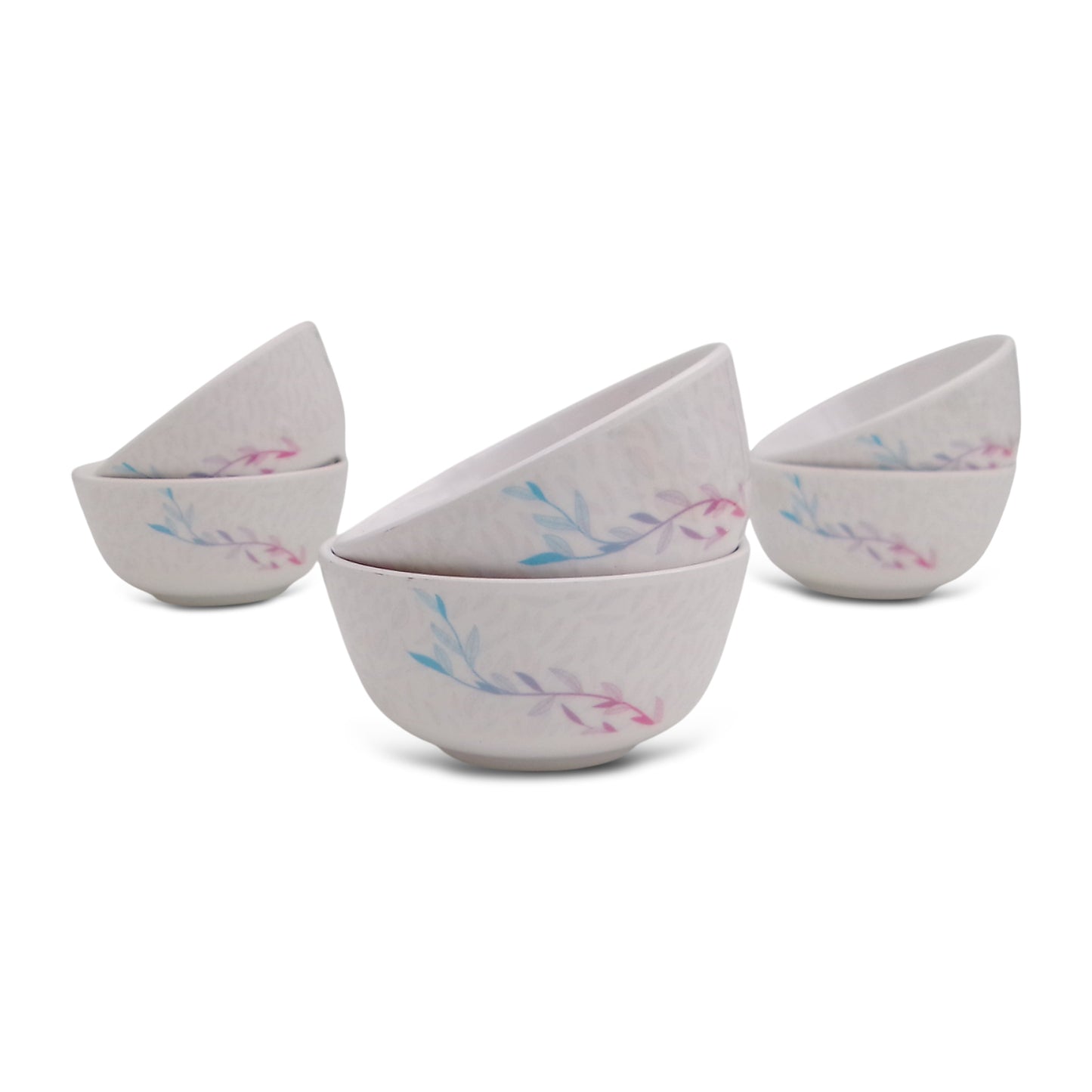 SUPERWARE | Pure Melamine | Katori Set - Ivy Leaf (3.5") | 6 Nos. | Stain Free, Glazed Finish