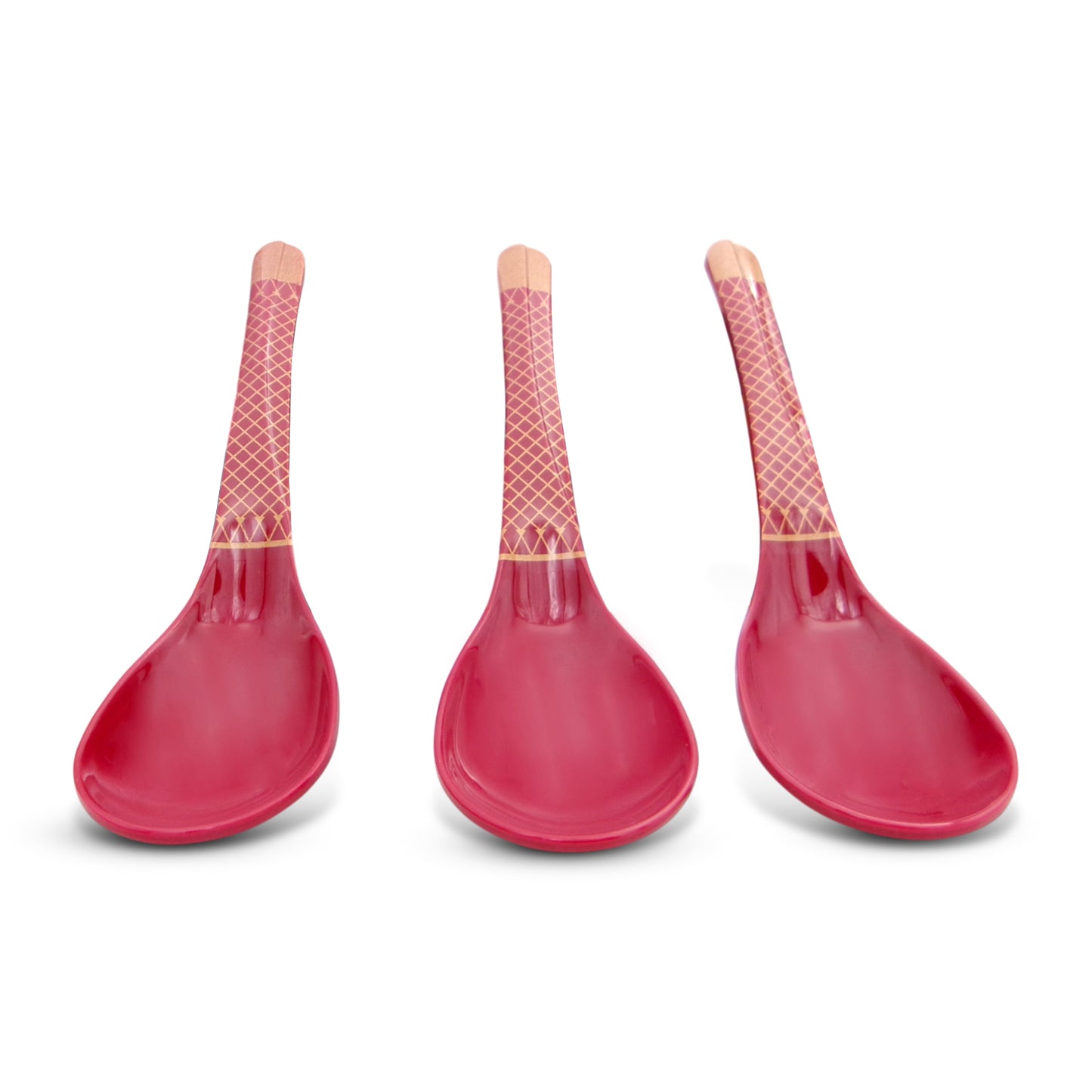 SUPERWARE | Pure Melamine | Dinner Set - Golden Glory Maroon | Set Of 40 Pcs. | Stain Free, Glazed Finish