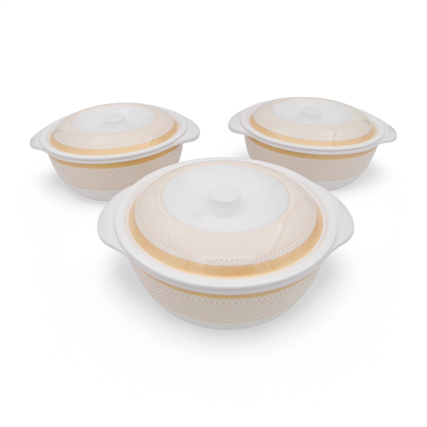 SUPERWARE | Pure Melamine | Dinner Set - Golden Glory | Set Of 31 Pcs. | Stain Free, Glazed Finish