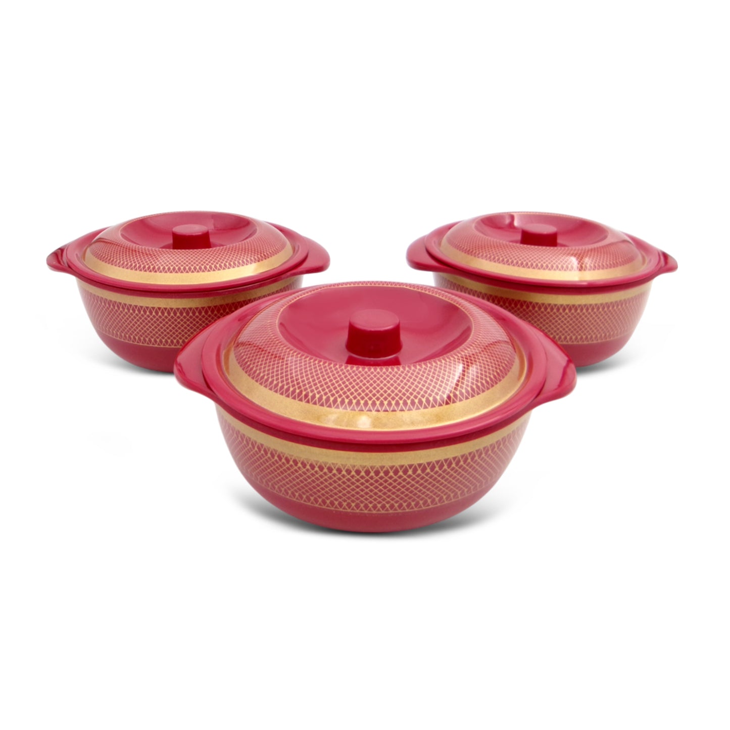 SUPERWARE | Pure Melamine | Dinner Set - Golden Glory Maroon | Set Of 40 Pcs. | Stain Free, Glazed Finish