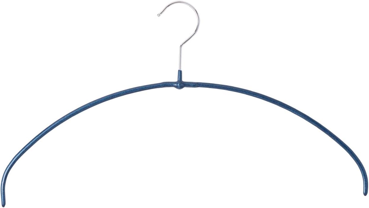 MAWA | Made in Germany | Metal Hanger Set | Top Hanger | Economic light 40/PT | Non-Slip Coating | 360° Rotatable Swivel Hook | Space Saver | 10 Pieces