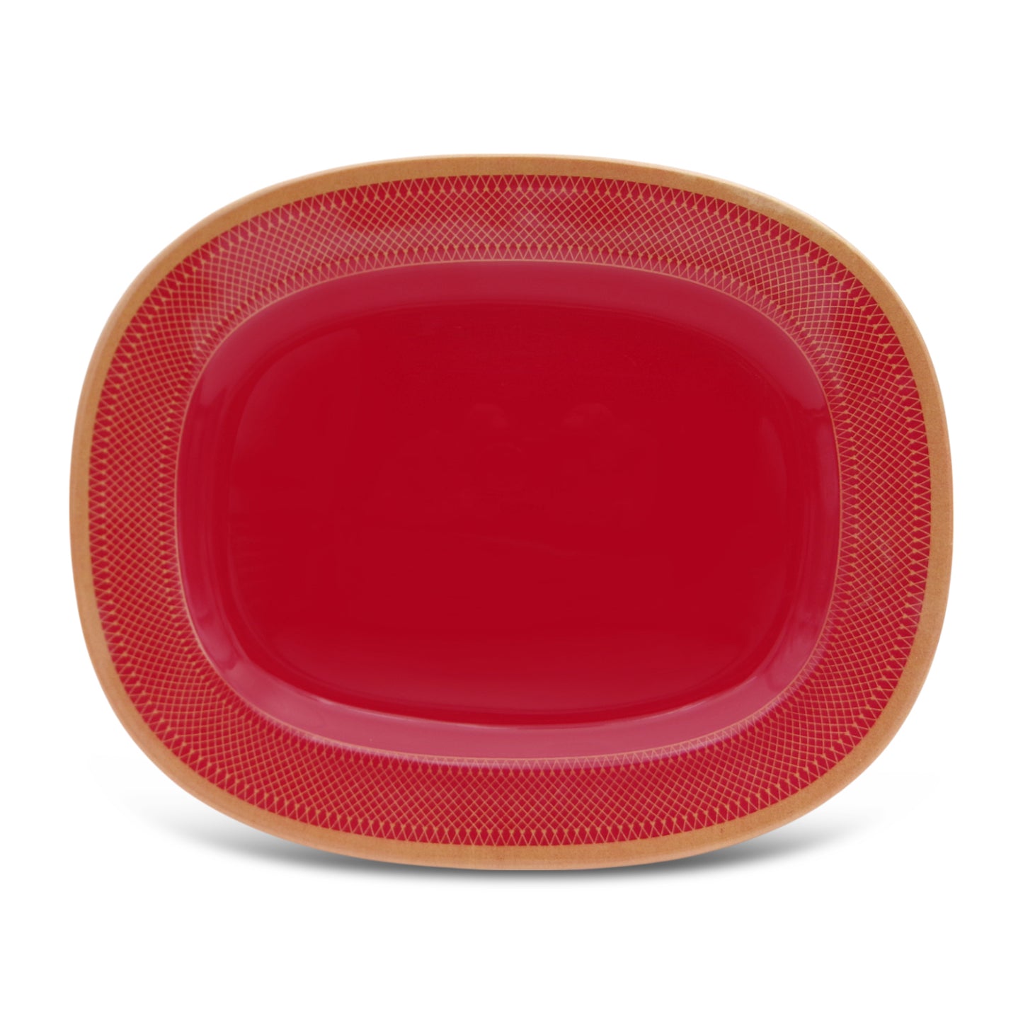 SUPERWARE | Pure Melamine | Dinner Set - Golden Glory Maroon | Set Of 40 Pcs. | Stain Free, Glazed Finish