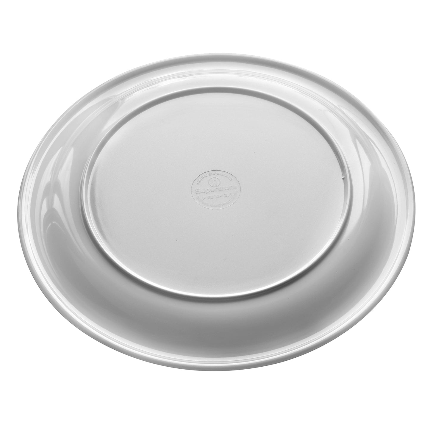 SUPERWARE | Pure Melamine | Dinner Plate Set – SILVER LACE (11.0") | 6 Nos. | Stain Free, Glazed Finish