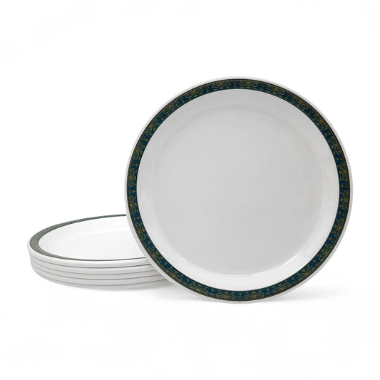 SUPERWARE | Pure Melamine | Small Plate Set - Atlantic (7.5") | 6 Nos. | Stain Free, Glazed Finish