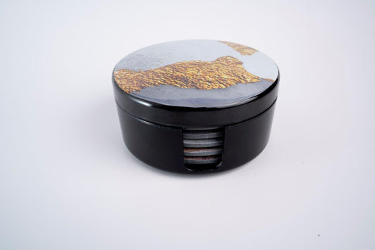 SUPERWARE | Pure Melamine | Coasters - Gritty | Set Of 8 Pcs | Stain Free, Glazed Finish