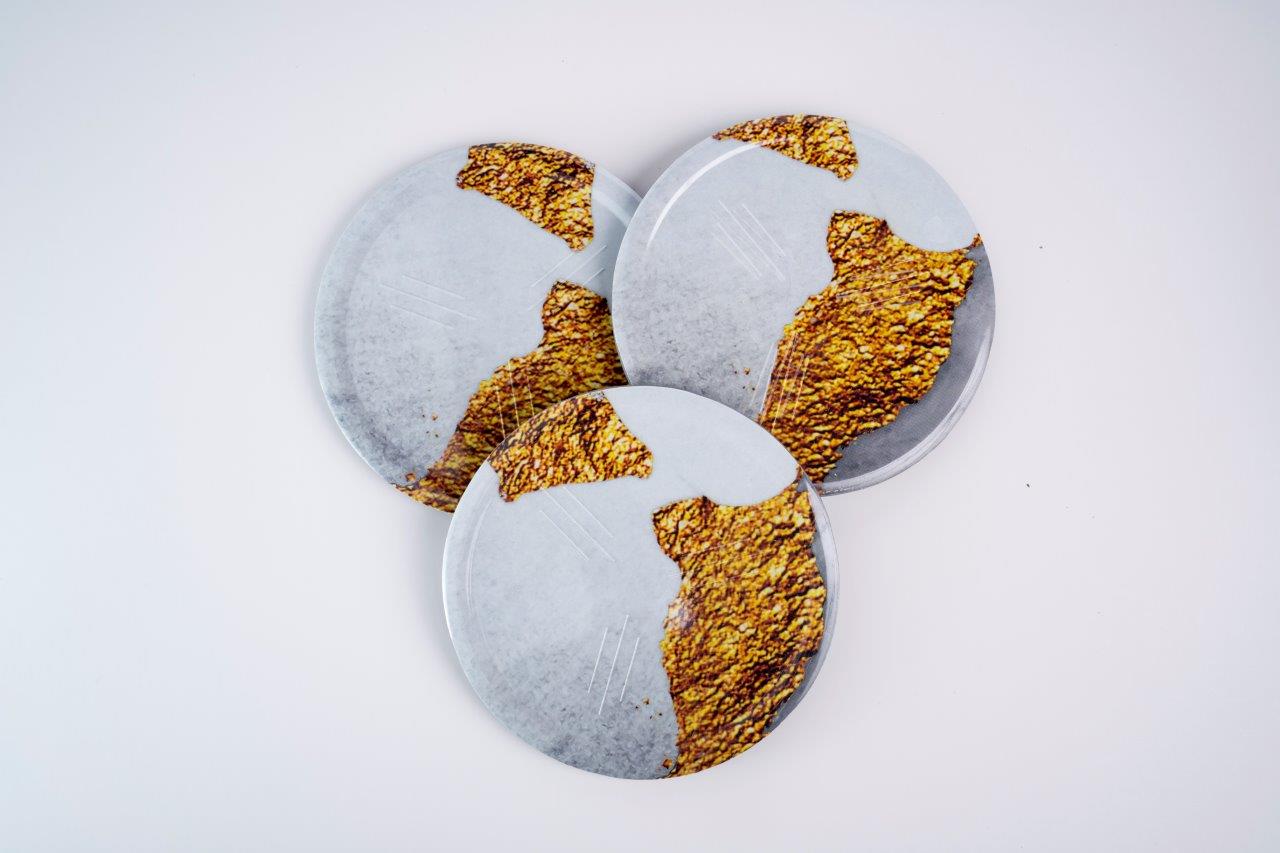 SUPERWARE | Pure Melamine | Coasters - Gritty | Set Of 8 Pcs | Stain Free, Glazed Finish