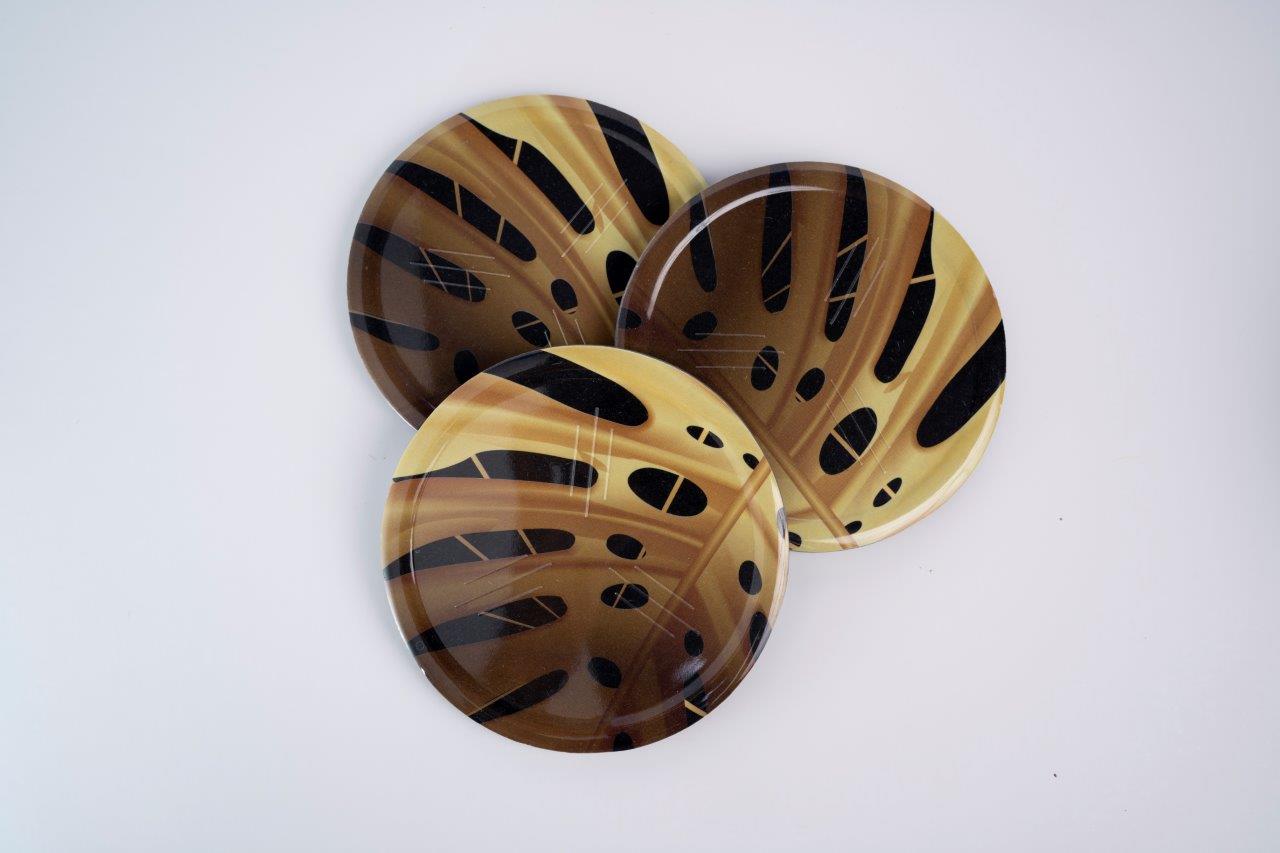 SUPERWARE | Pure Melamine | Coasters - Bon | Set Of 8 Pcs | Stain Free, Glazed Finish