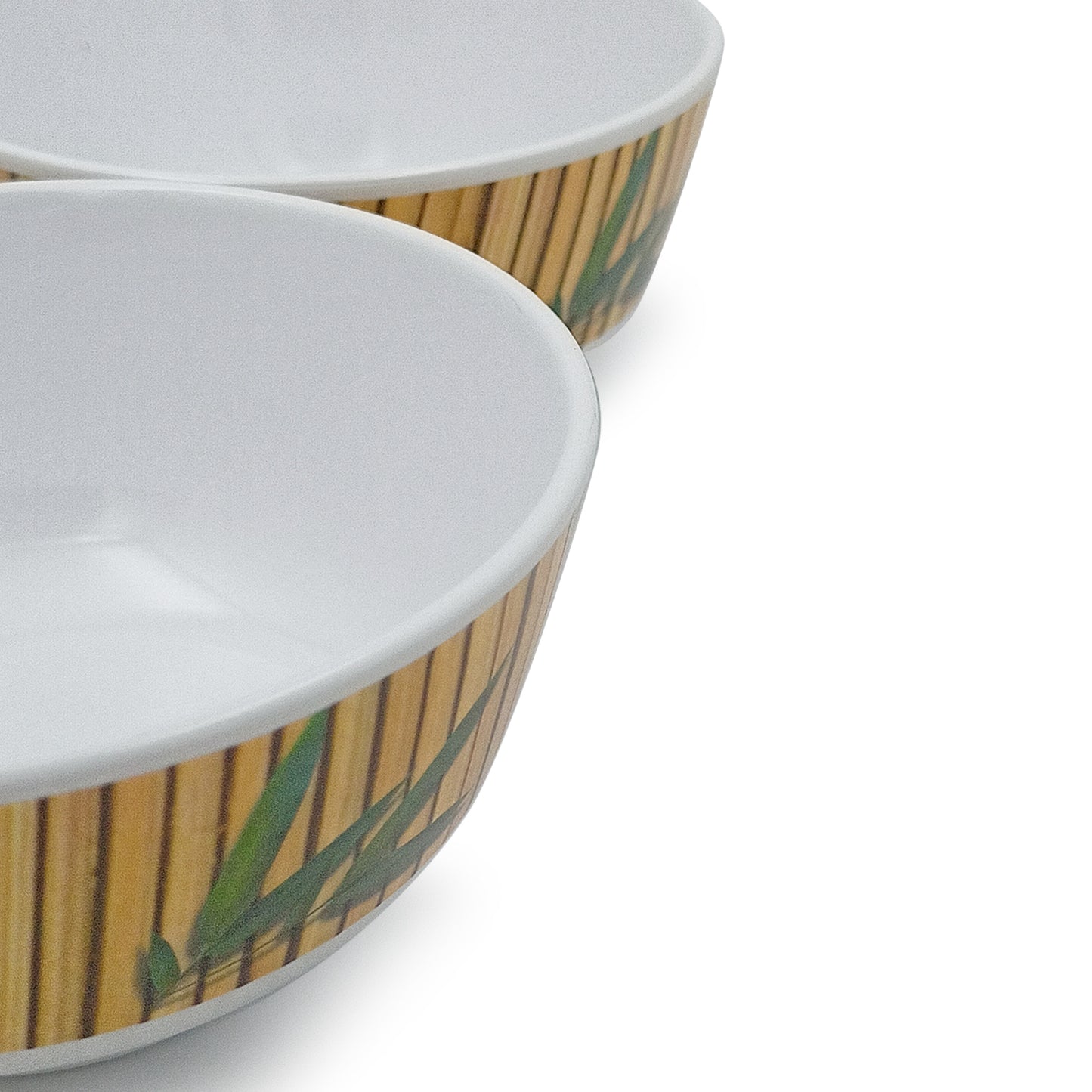 SUPERWARE | Pure Melamine | Katori Set - Bamboo (3.5") | 6 Nos.| Stain Free, Glazed Finish