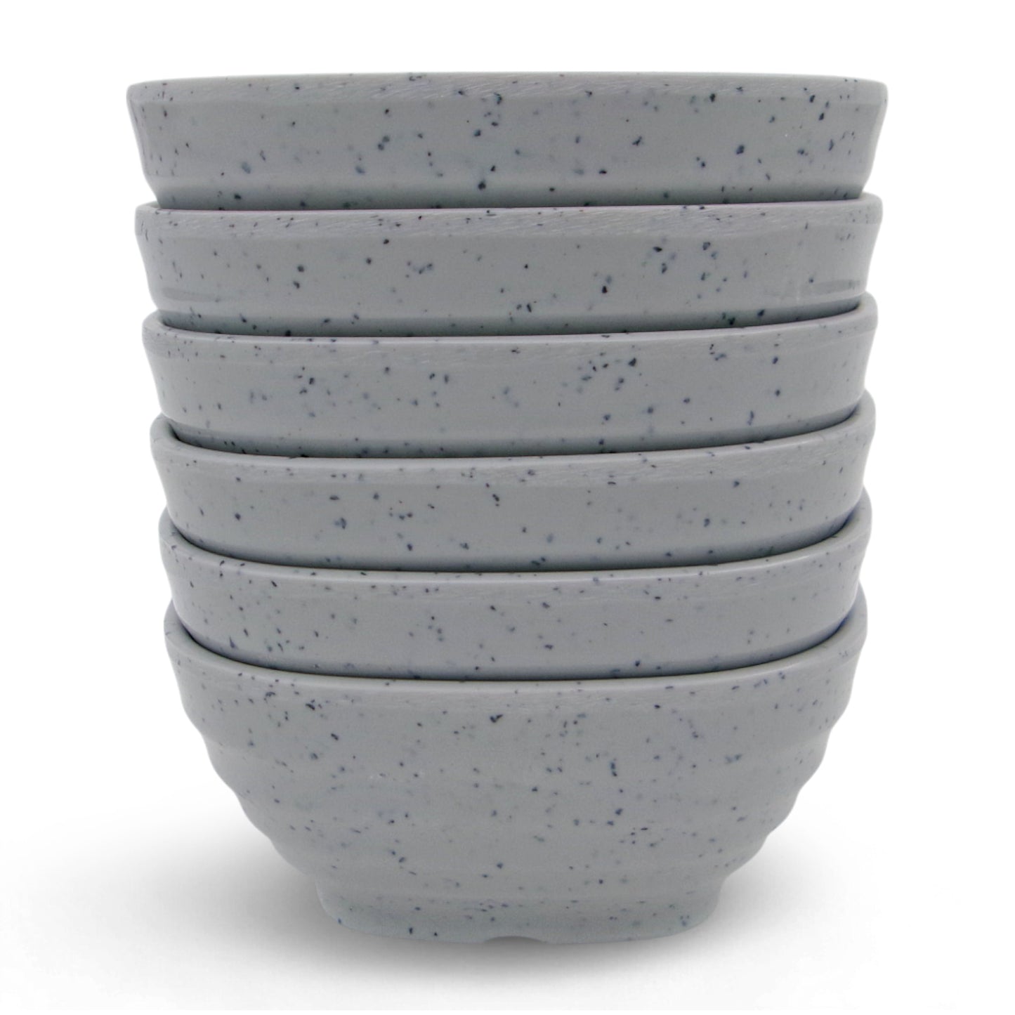 SUPERWARE | Pure Melamine | Square Soup Bowl Set - Jasper (4.25") | 6 Nos. | Stain Free, Glazed Finish
