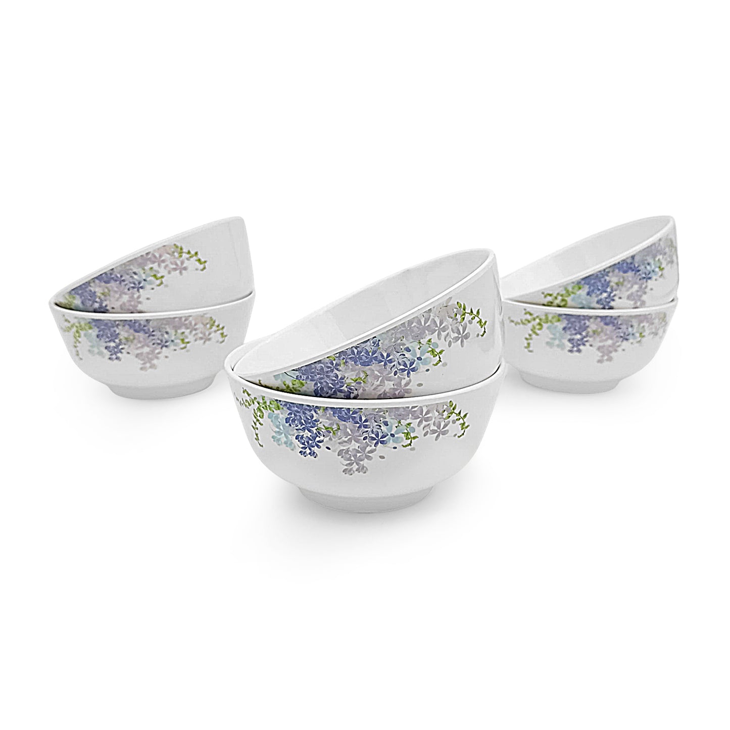 SUPERWARE | Pure Melamine | Katori Set - Monet (3.5") | 6 Nos.|  Stain Free, Glazed Finish