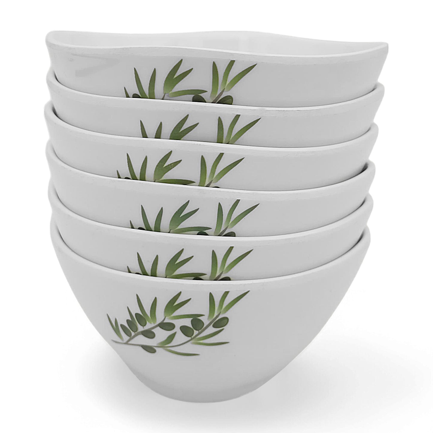 SUPERWARE | Pure Melamine | Bowl Set - Olivia 4" | 6 Nos. | Stain Free, Glazed Finish