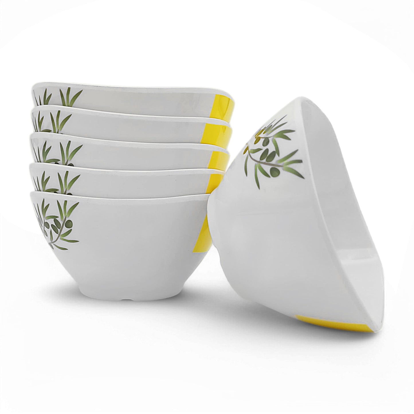 SUPERWARE | Pure Melamine | Soup Bowl Set - Olivia (4.5") | 6 Nos.| Stain Free, Glazed Finish