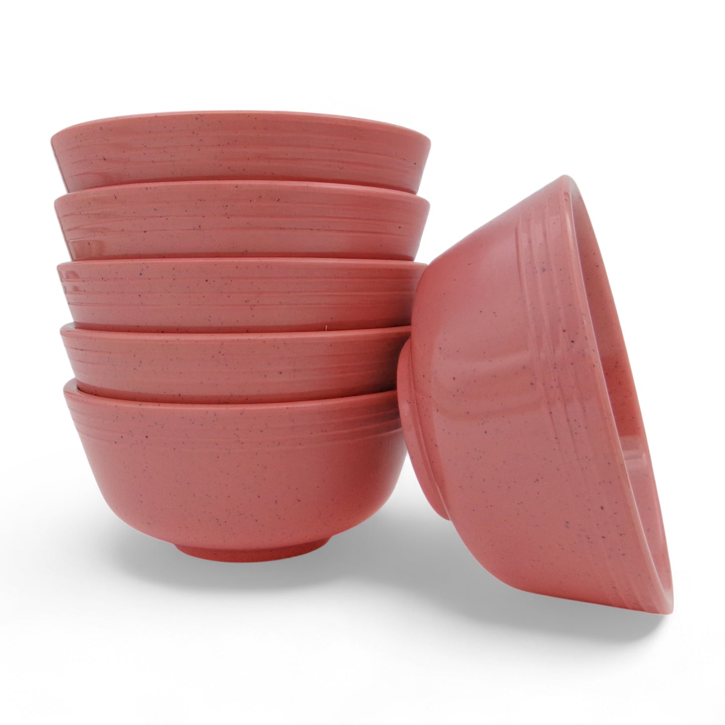 SUPERWARE | Pure Melamine | Classic Plus Katori Set - Pink Sand (3.5") | 6 Nos. | Stain Free, Glazed Finish