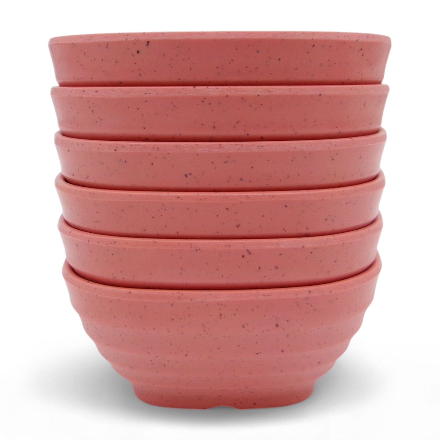 SUPERWARE | Pure Melamine | Square Soup Bowl Set - Pink Sand (4.25") | 6 Nos. | Stain Free, Glazed Finish