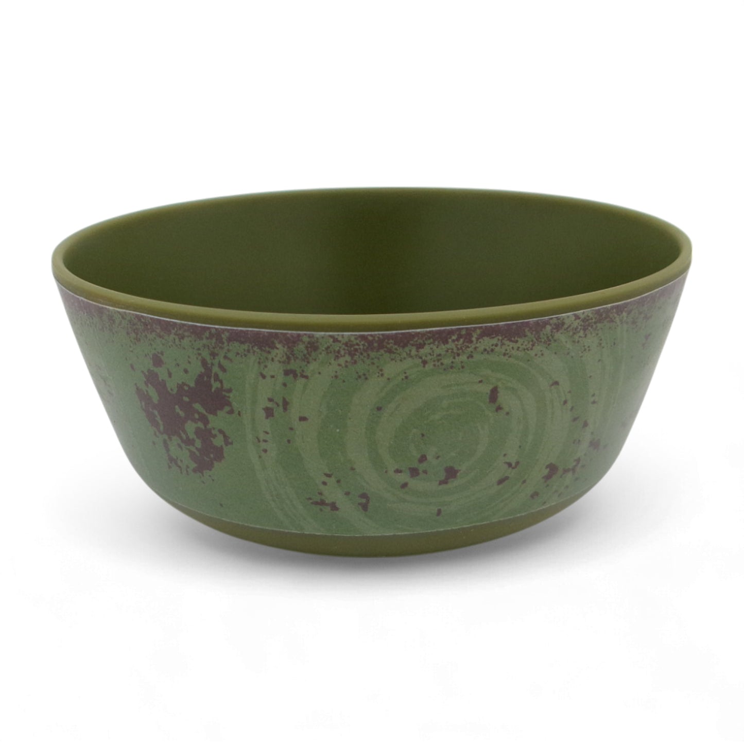 SUPERWARE | Pure Melamine | Bowl Set - Rustic Q Olive Green-Matte 4" | 6 Nos. | Stain Free, Glazed Finish