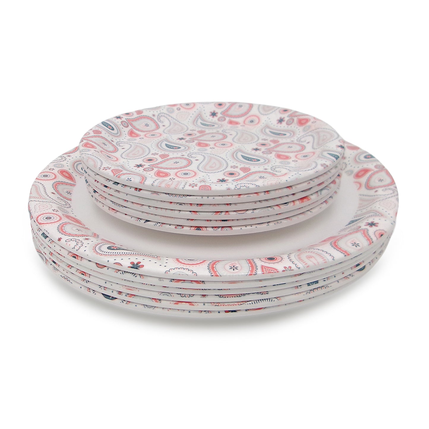SUPERWARE, Pure Melamine | Dinner Set - Candella | Set Of 24 Pcs. | Stain Free, Glazed Finish