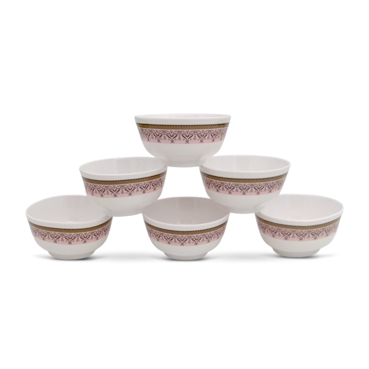 SUPERWARE | Pure Melamine | Soup Bowl Set - Classic-2 (4.5") | 6 Nos. | Stain Free, Glazed Finish