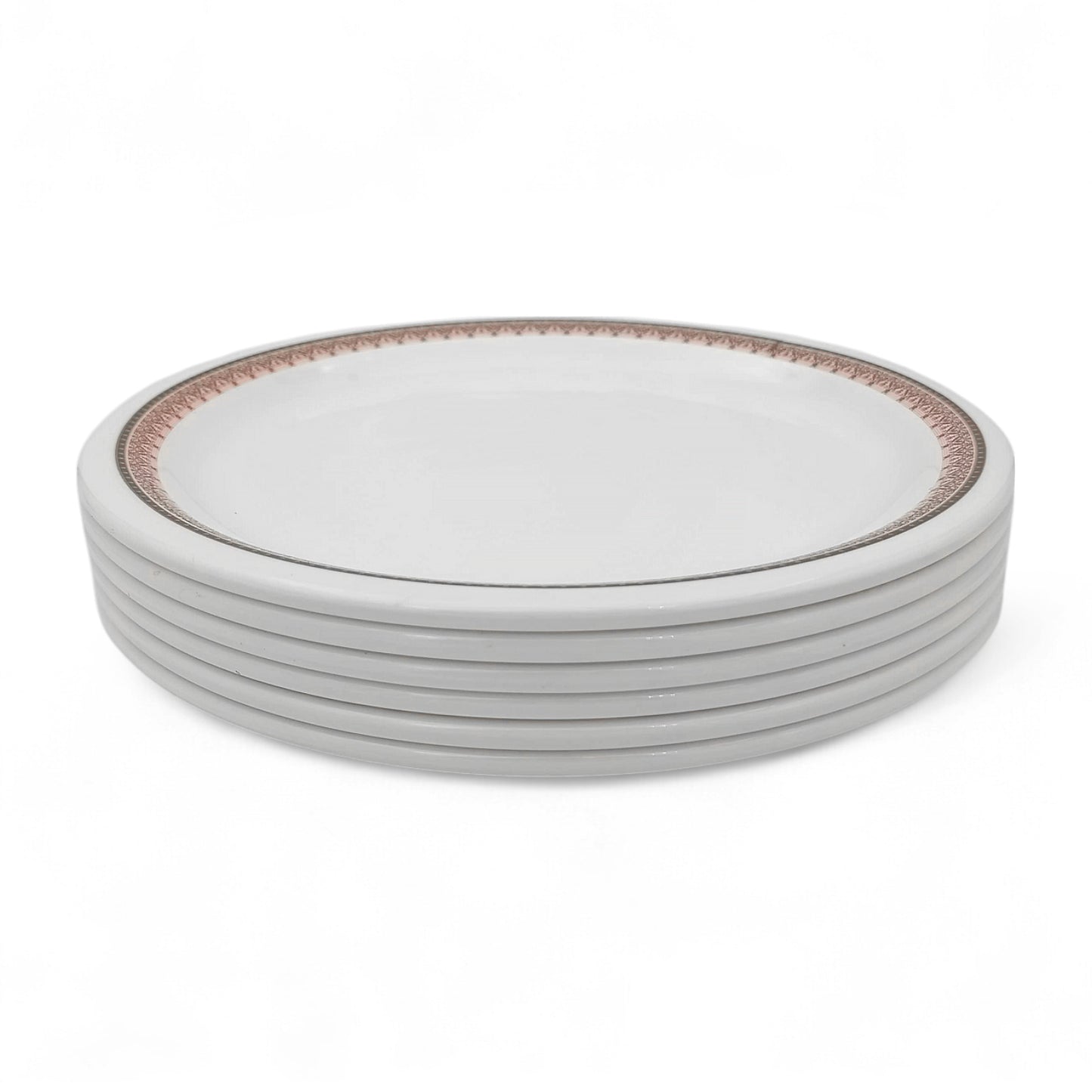 SUPERWARE | Pure Melamine | Small Plate Set - Classic 2 (7.5") | 6 Nos. | Stain Free, Glazed Finish