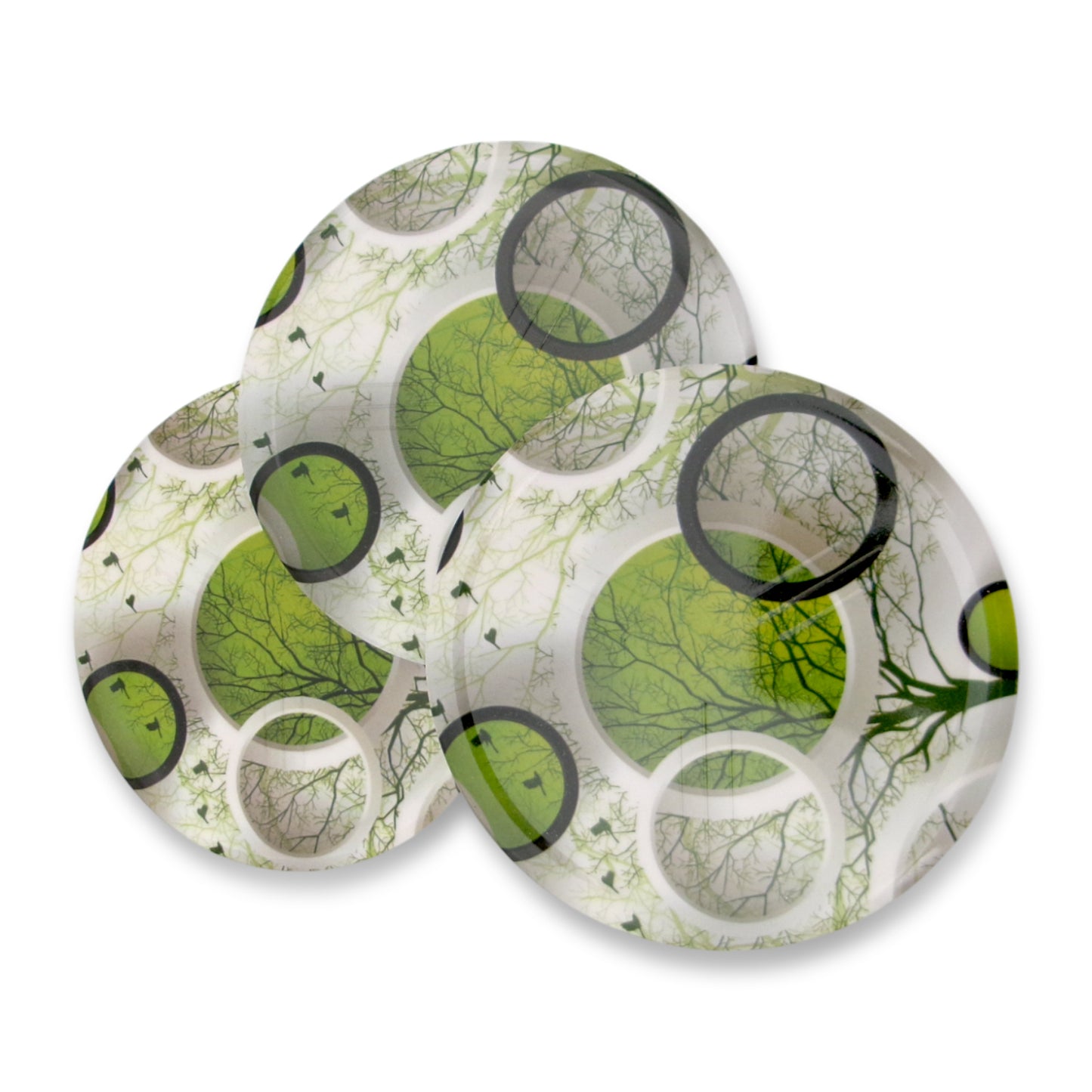 SUPERWARE | Pure Melamine | Coasters- B&T | Set Of 8 Pcs | Stain Free, Glazed Finish
