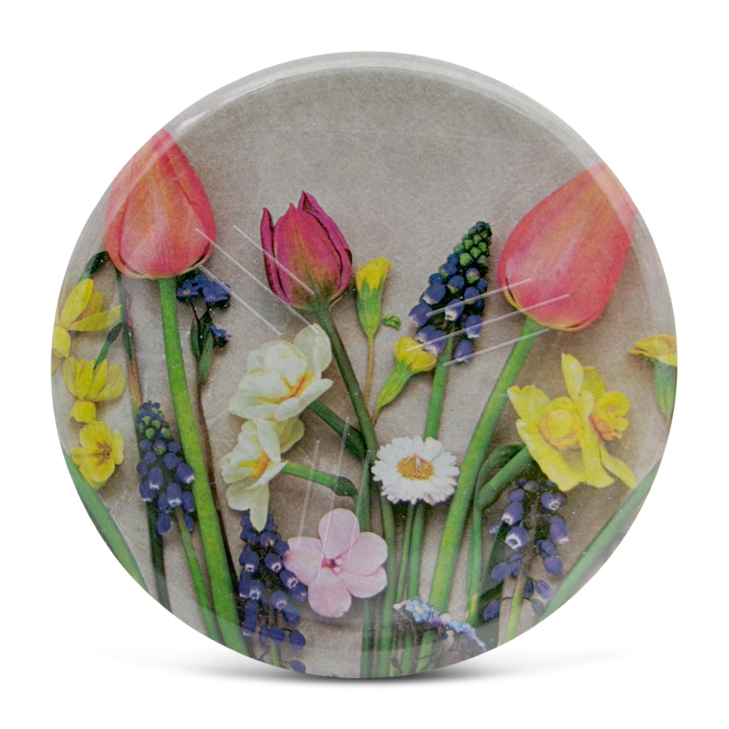 SUPERWARE | Pure Melamine | Coasters- Early Bloom on Black | Set Of 8 Pcs | Stain Free, Glazed Finish
