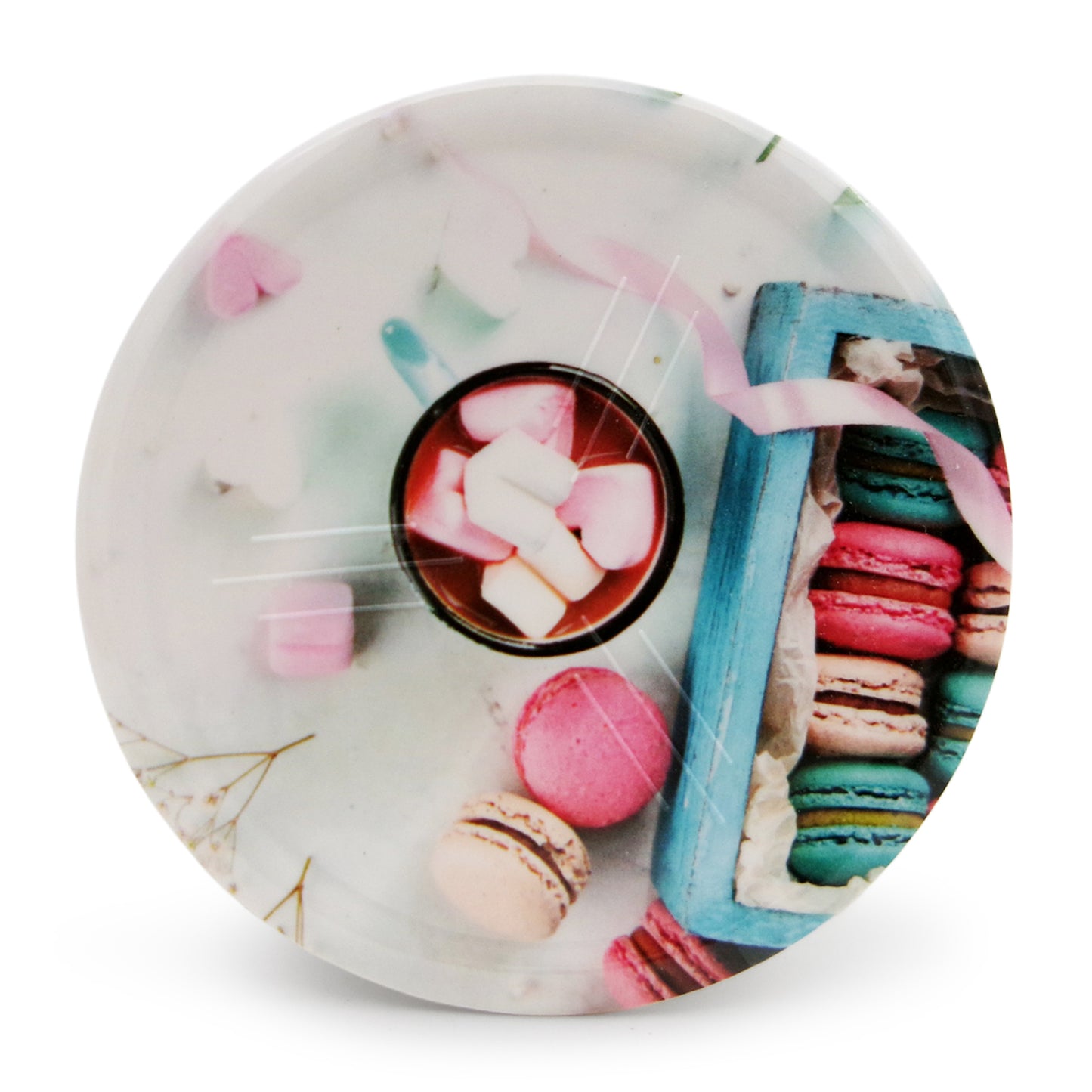 SUPERWARE | Pure Melamine | Coasters - Macaron | Set Of 8 Pcs | Stain Free, Glazed Finish