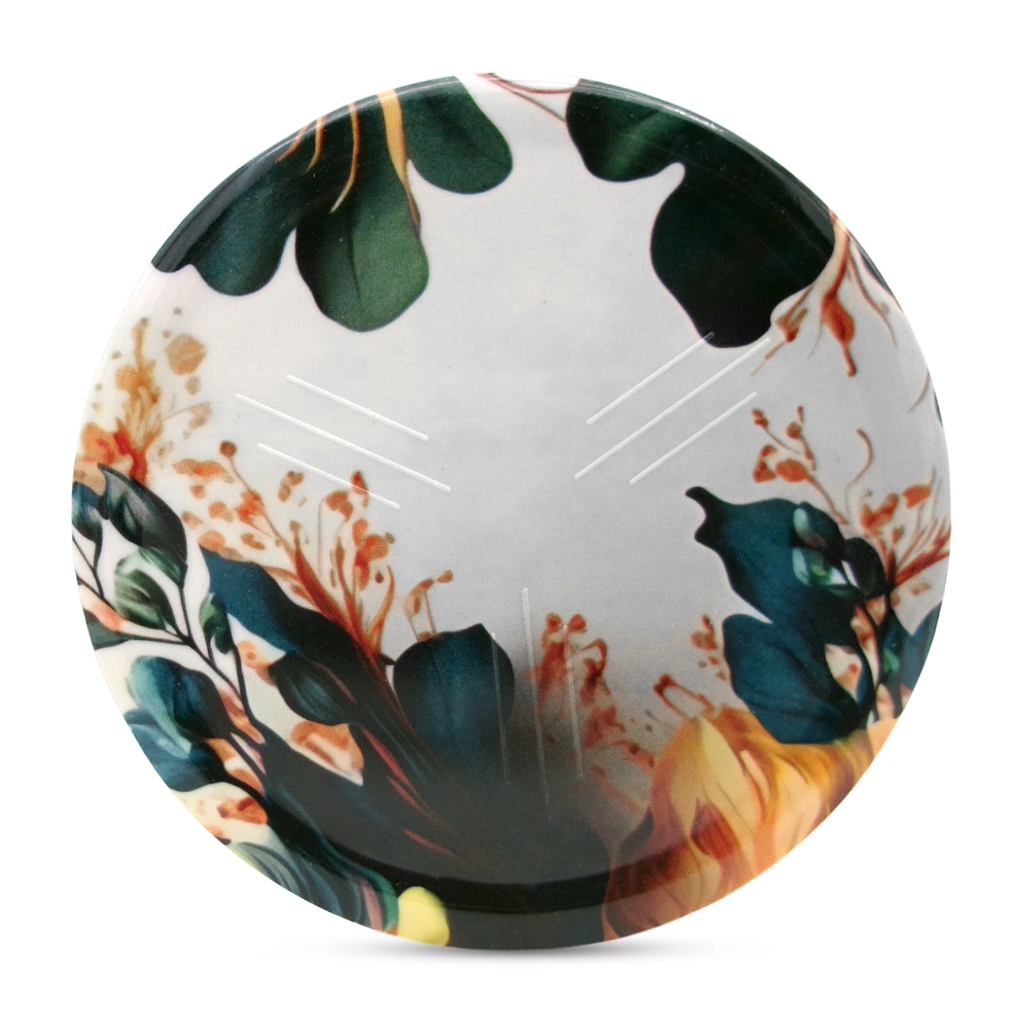 SUPERWARE | Pure Melamine | Coasters - Meadow on White | Set Of 8 Pcs | Stain Free, Glazed Finish
