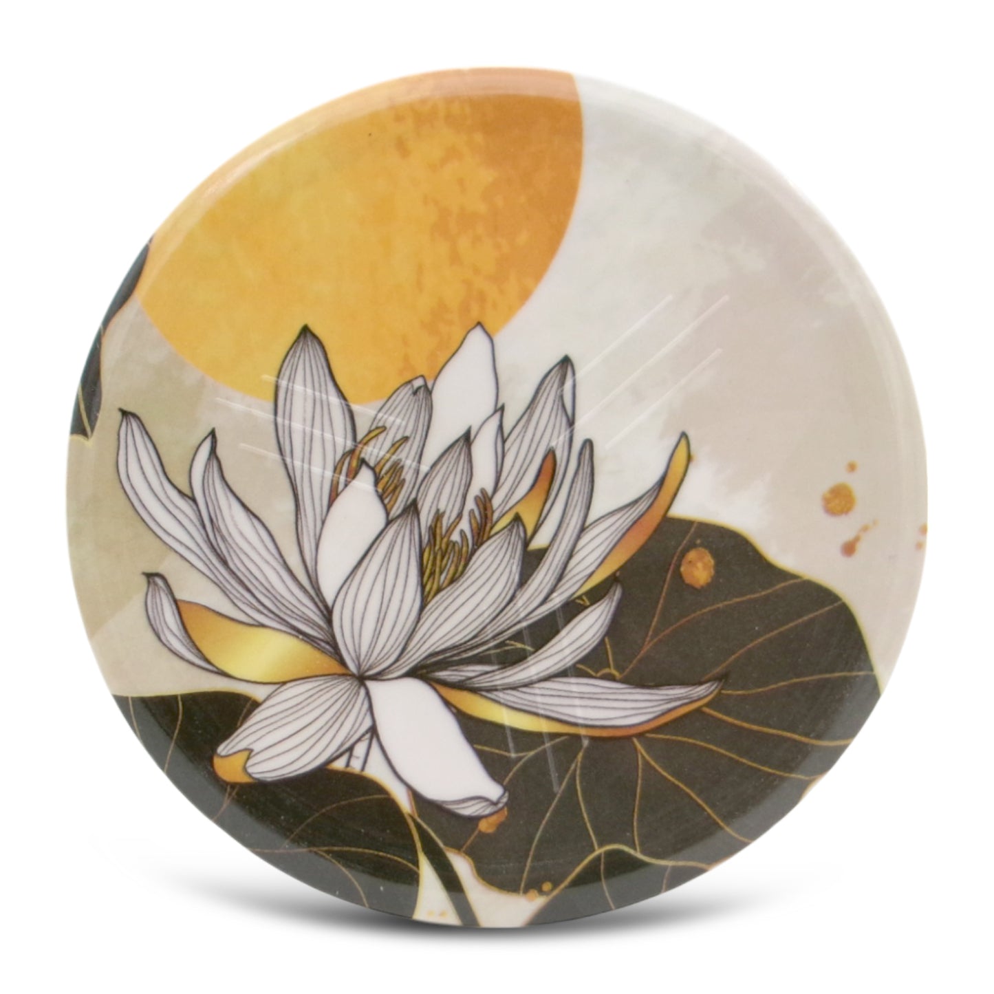 SUPERWARE | Pure Melamine | Coasters - Sun Room on White | Set Of 8 Pcs | Stain Free, Glazed Finish