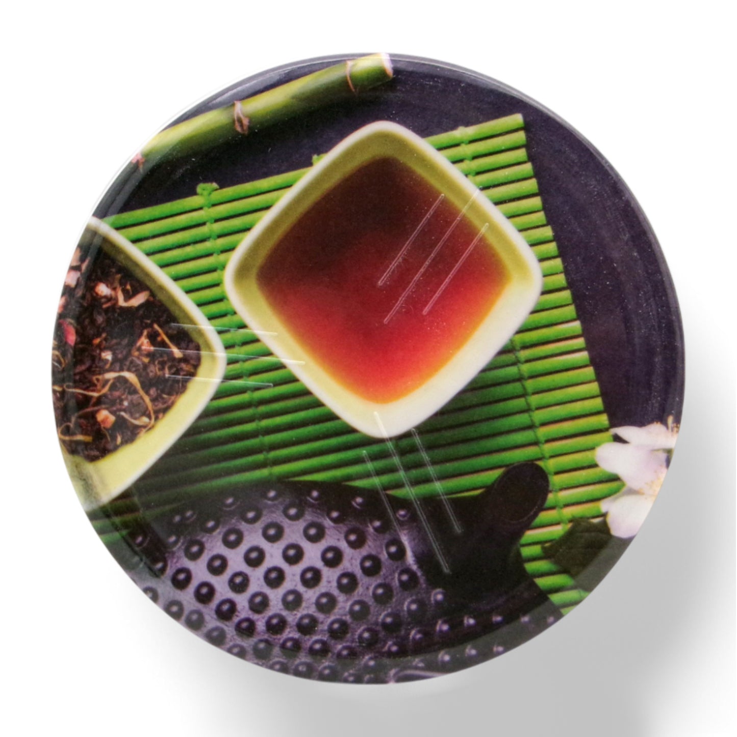 SUPERWARE | Pure Melamine | Coasters- Tea Cup | Set Of 8 Pcs | Stain Free, Glazed Finish