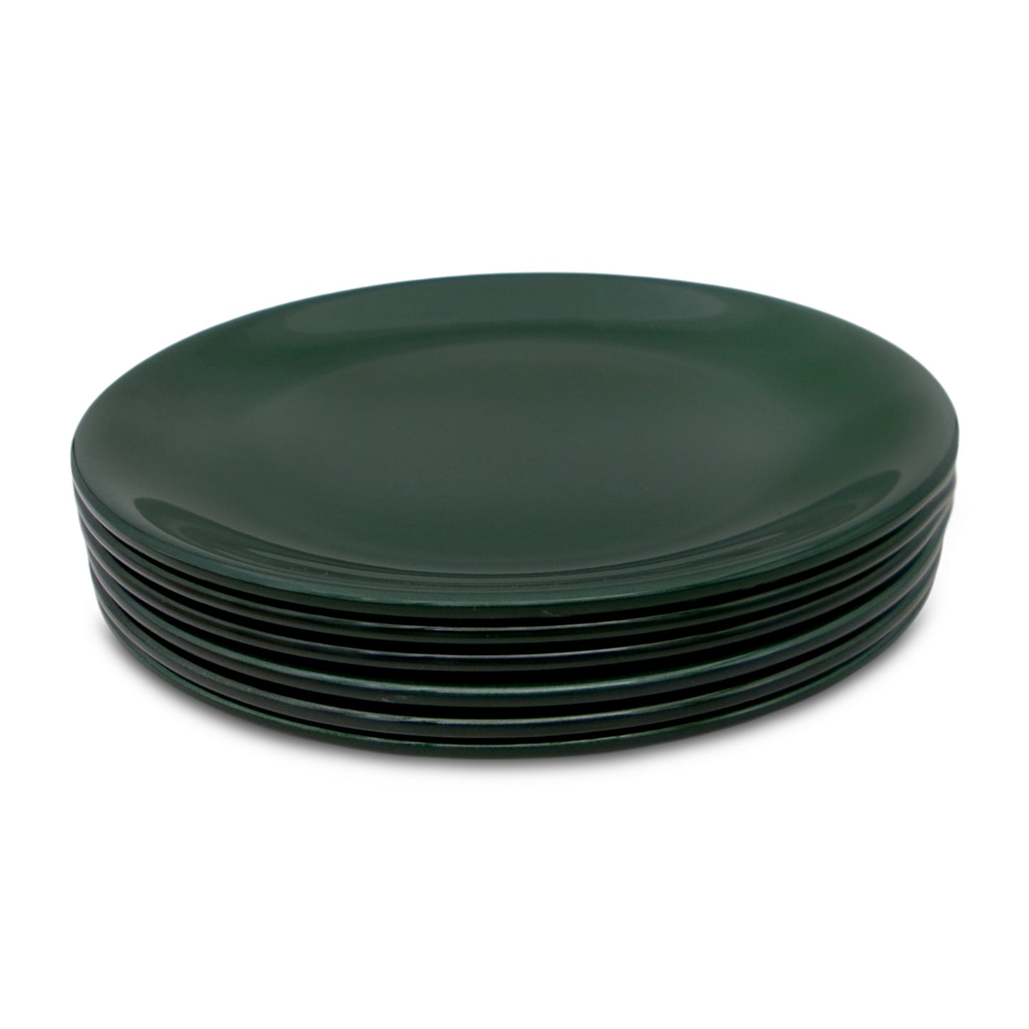 SUPERWARE | Pure Melamine | Small Plate Set - Emerald (7.5") | 6 Nos. | Stain Free, Glazed Finish