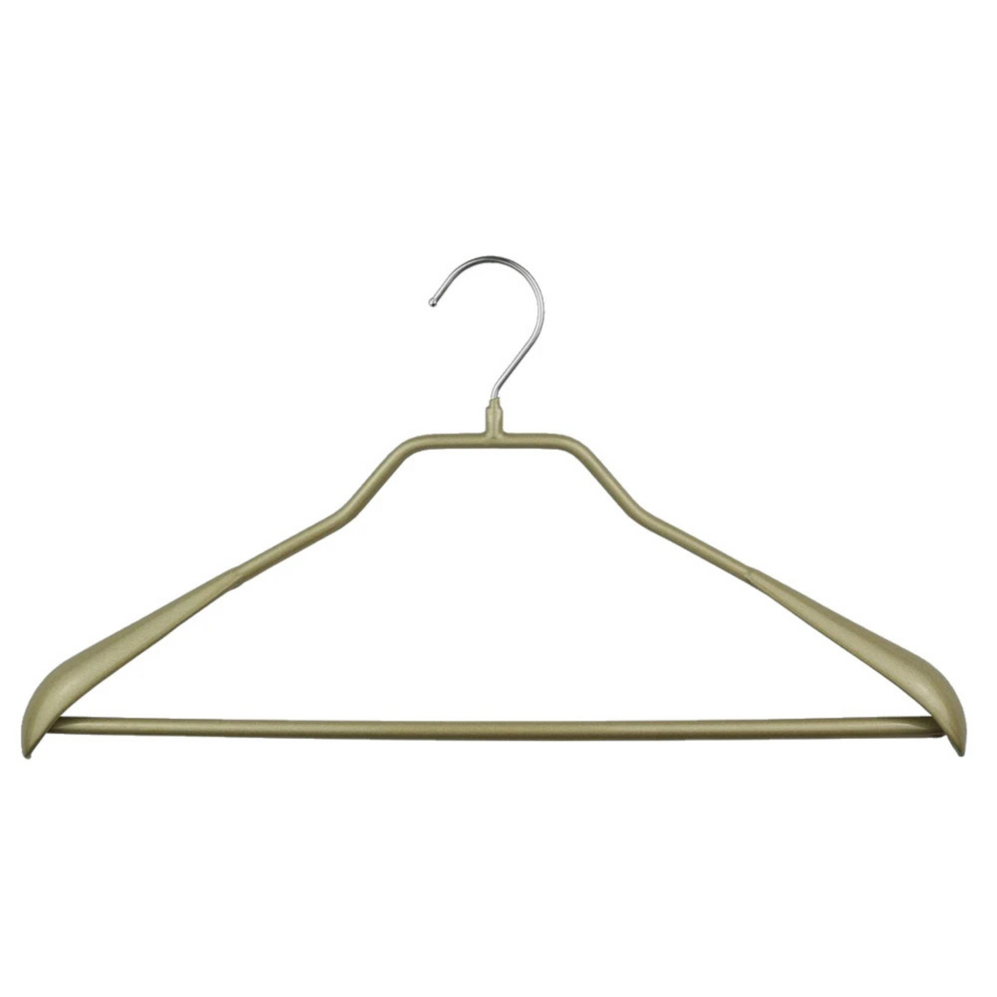 MAWA | Made in Germany | Metal Hanger Set | Coat Hanger | Bodyform 42/LS | Non-Slip Coating | 360° Rotatable Swivel Hook | Widened Shoulder Support | 5 Pieces