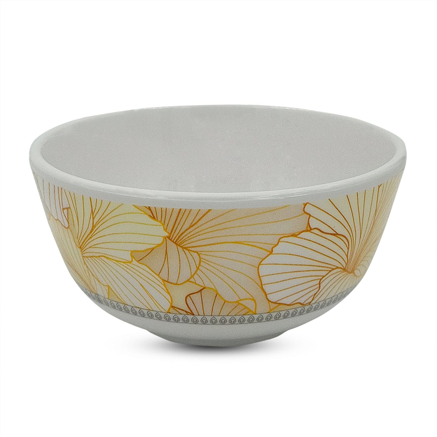 SUPERWARE | Pure Melamine | Katori Set - Flore (3.5") | 6 Nos.| Stain Free, Glazed Finish