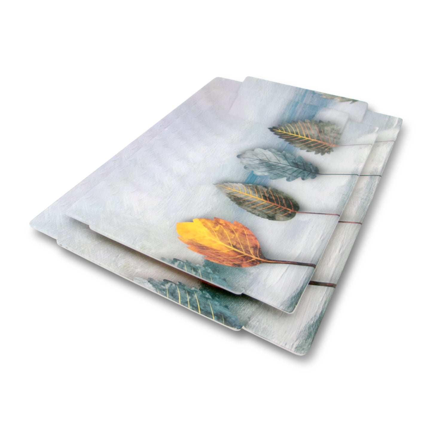 SUPERWARE | Pure Melamine | Fusion Tray - Autumn | Set Of 2 Pcs.| Stain Free, Glazed Finish
