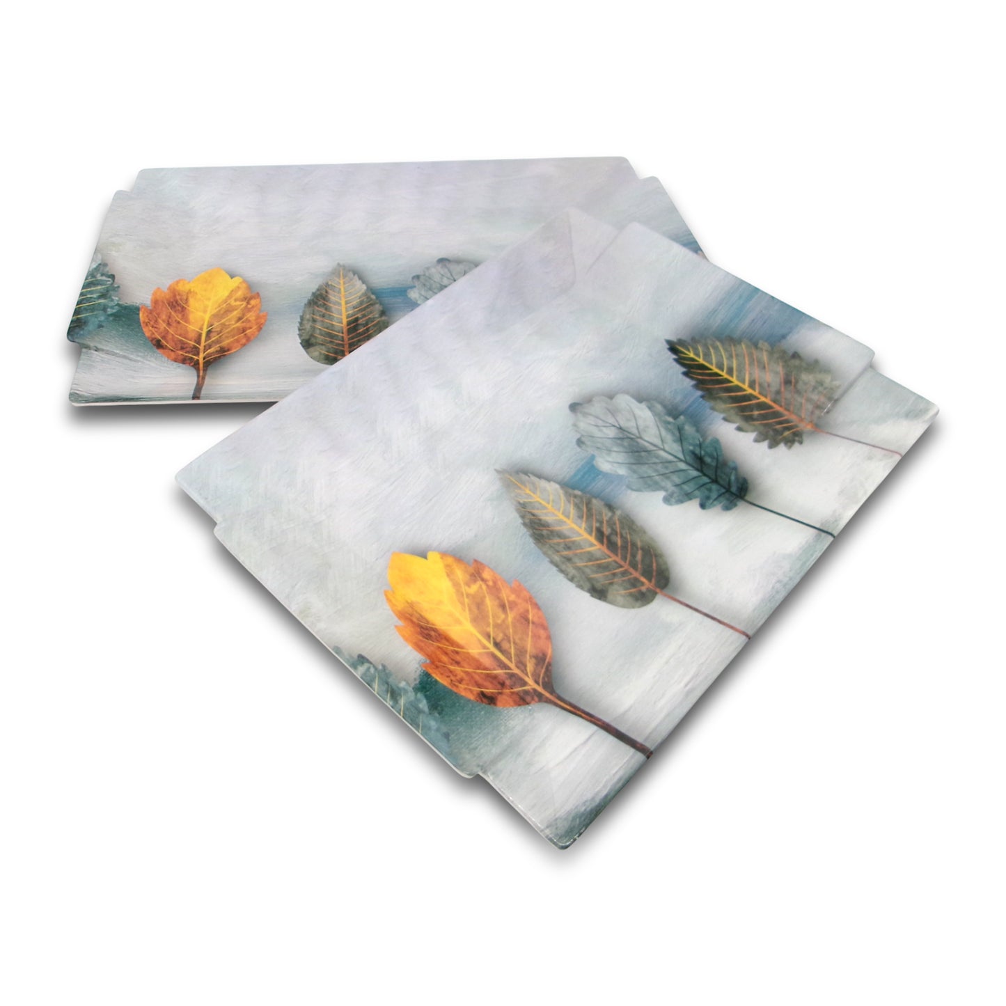 SUPERWARE | Pure Melamine | Fusion Tray - Autumn | Set Of 2 Pcs.| Stain Free, Glazed Finish