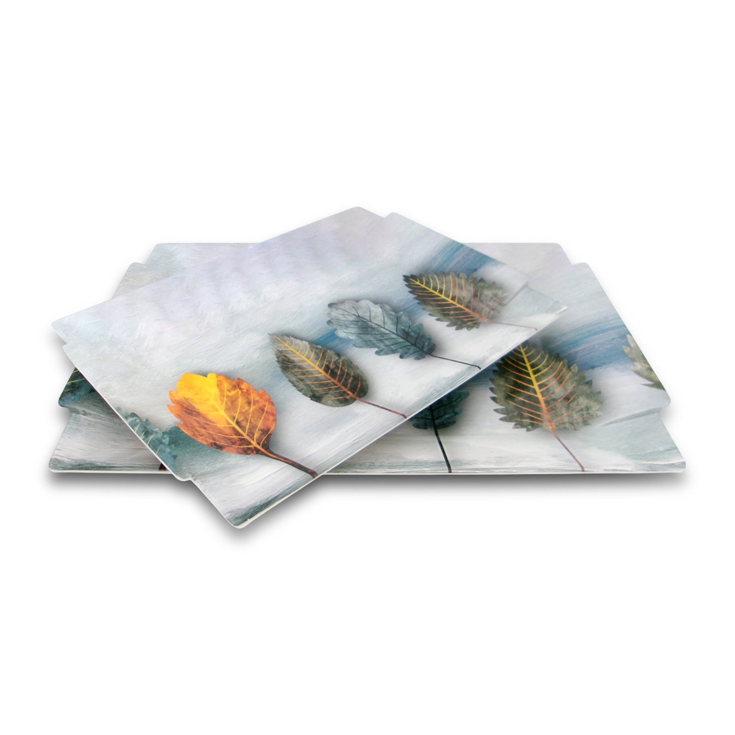 SUPERWARE | Pure Melamine | Fusion Tray - Autumn | Set Of 2 Pcs.| Stain Free, Glazed Finish
