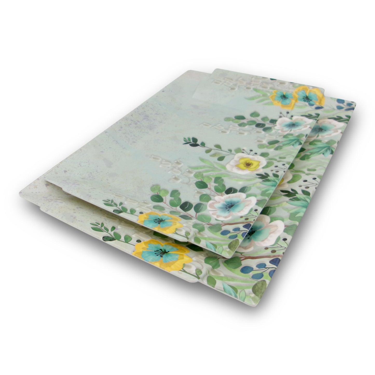 SUPERWARE | Pure Melamine | Fusion Tray - Spring | Set Of 2 Pcs.| Stain Free, Glazed Finish