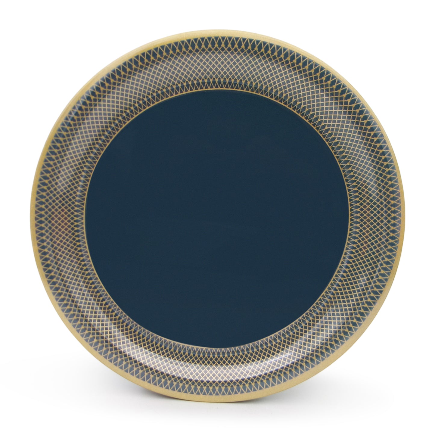 SUPERWARE | Pure Melamine | Dinner Set - Golden Glory Navy Blue | Set Of 31 Pcs. | Stain Free, Glazed Finish