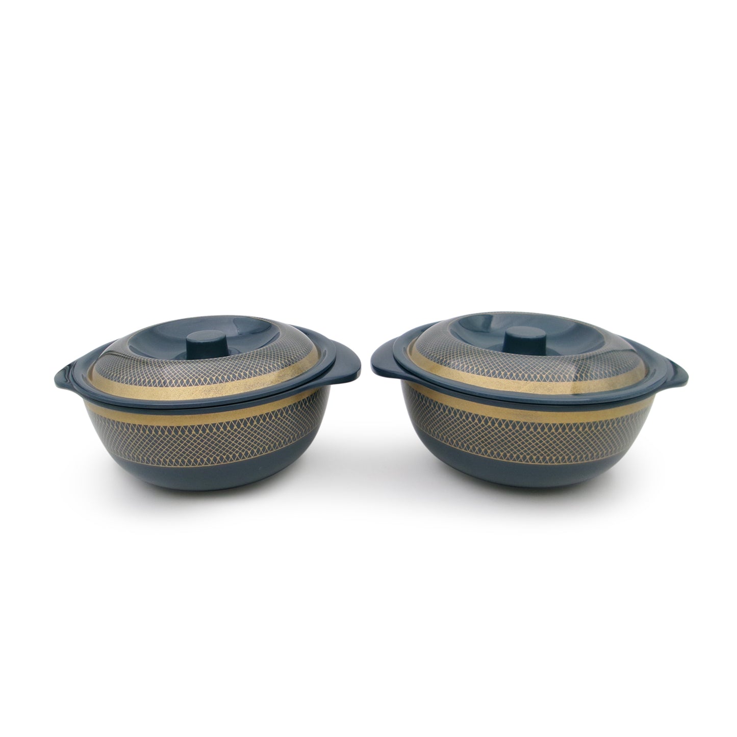 SUPERWARE | Pure Melamine | Dinner Set - Golden Glory Navy Blue | Set Of 31 Pcs. | Stain Free, Glazed Finish