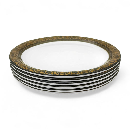 SUPERWARE | Pure Melamine | Small Plate Set - Golden Rado (7.5") | 6 Nos. | Stain Free, Glazed Finish