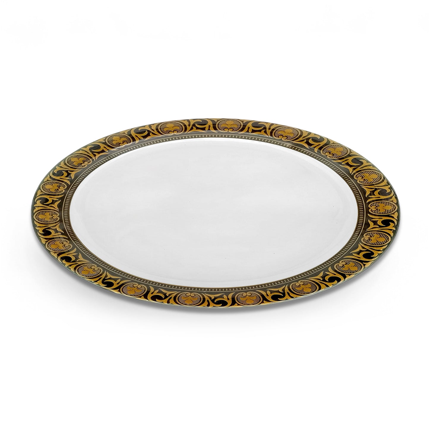 SUPERWARE | Pure Melamine | Small Plate Set - Golden Rado (7.5") | 6 Nos. | Stain Free, Glazed Finish