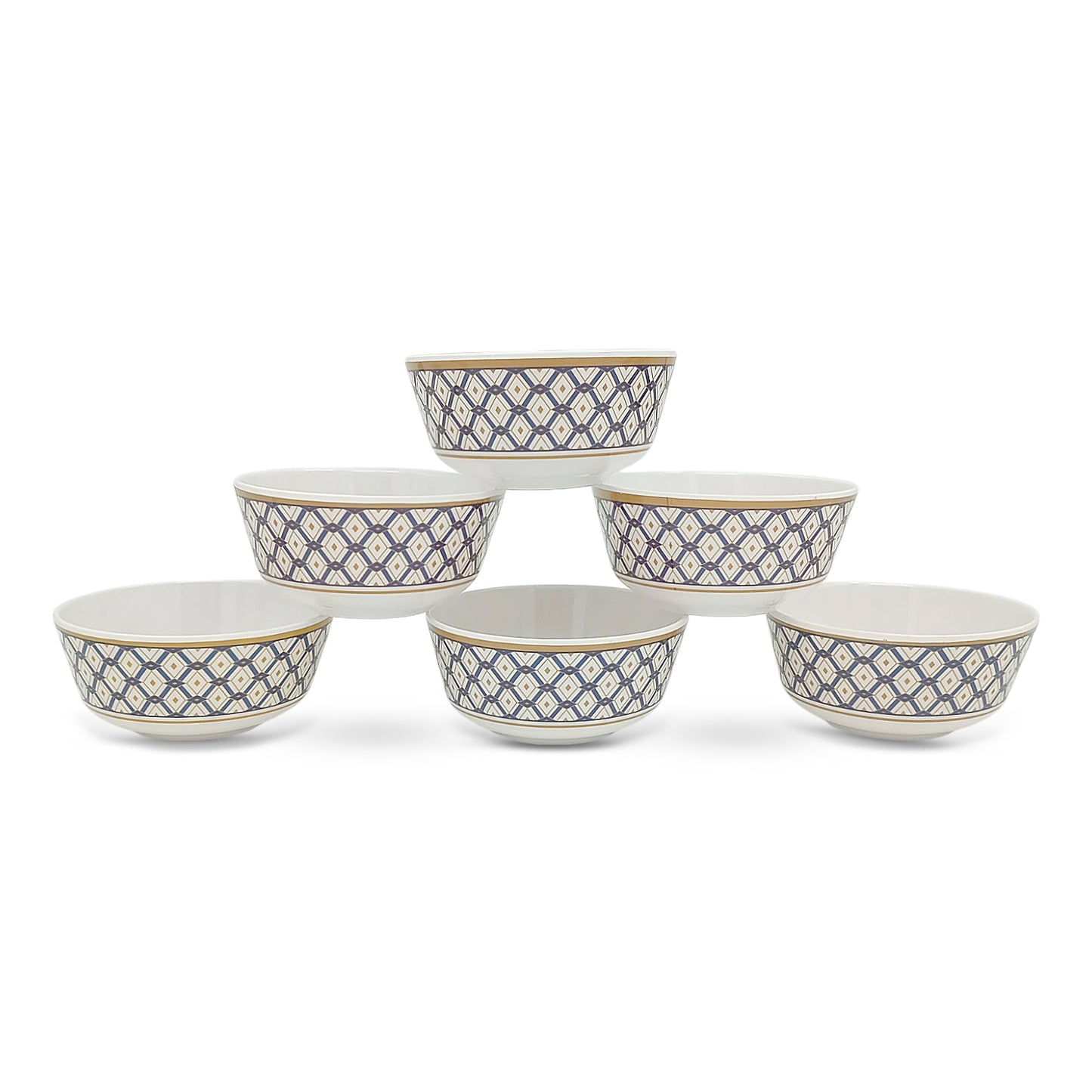 SUPERWARE | Pure Melamine | Katori Set - Gorgeous (3.5") | 6 Nos. | Stain Free, Glazed Finish