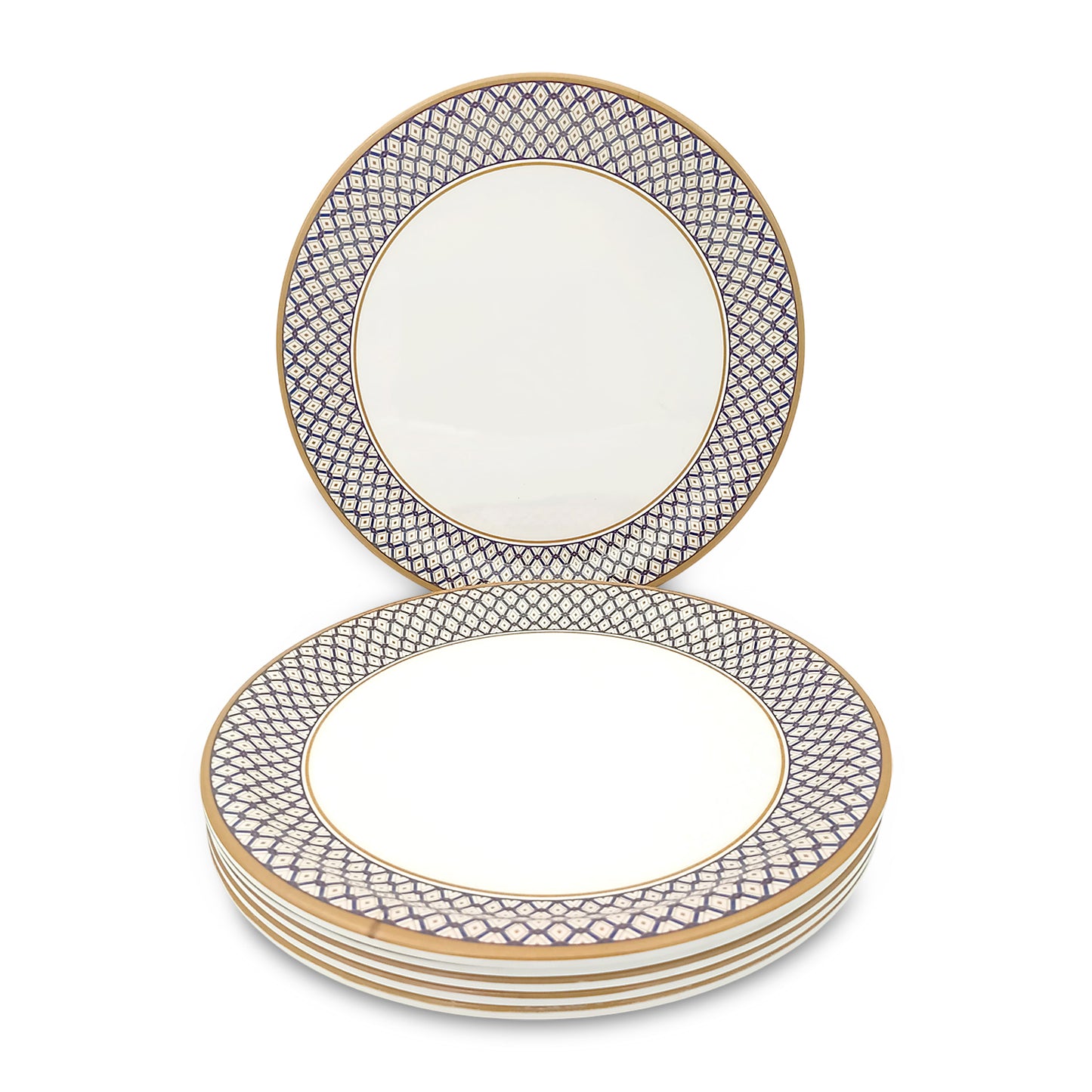 SUPERWARE | Pure Melamine | Buffet Plate Set – Gorgeous (12.5”) | 6 Nos. | Stain Free, Glazed Finish