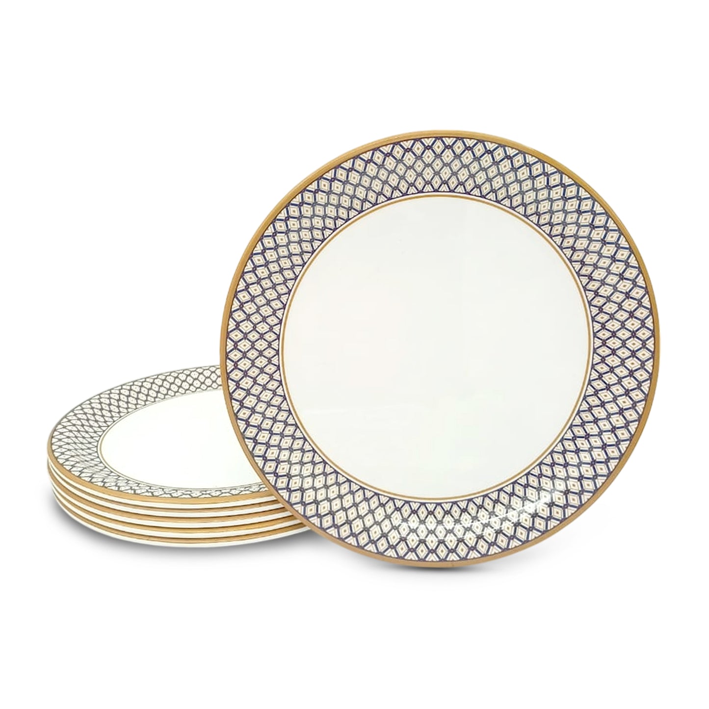 SUPERWARE | Pure Melamine | Dinner Plate Set – Gorgeous (11.0") | 6 Nos. | Stain Free, Glazed Finish