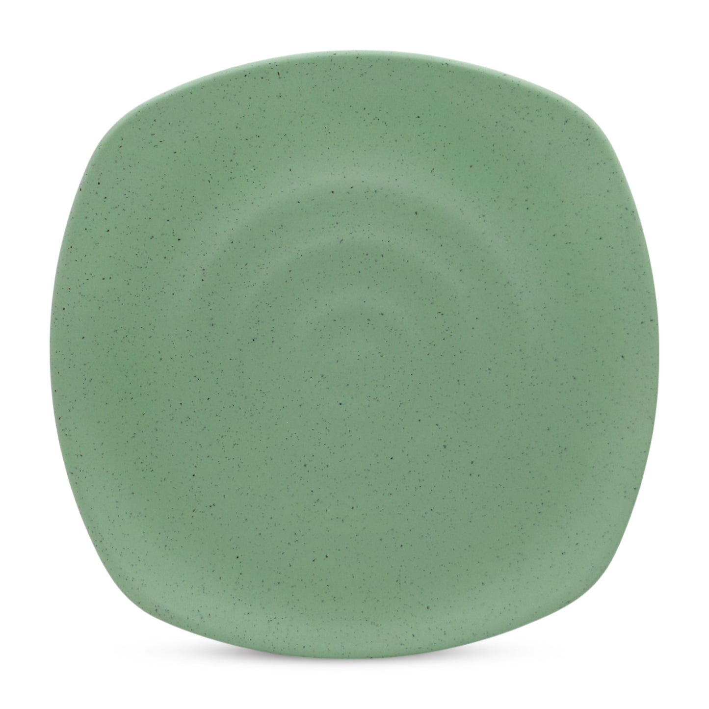 SUPERWARE | Pure Melamine | Square Small Plate Set - Green Sand (7.5") | 6 Nos. | Stain Free, Glazed Finish