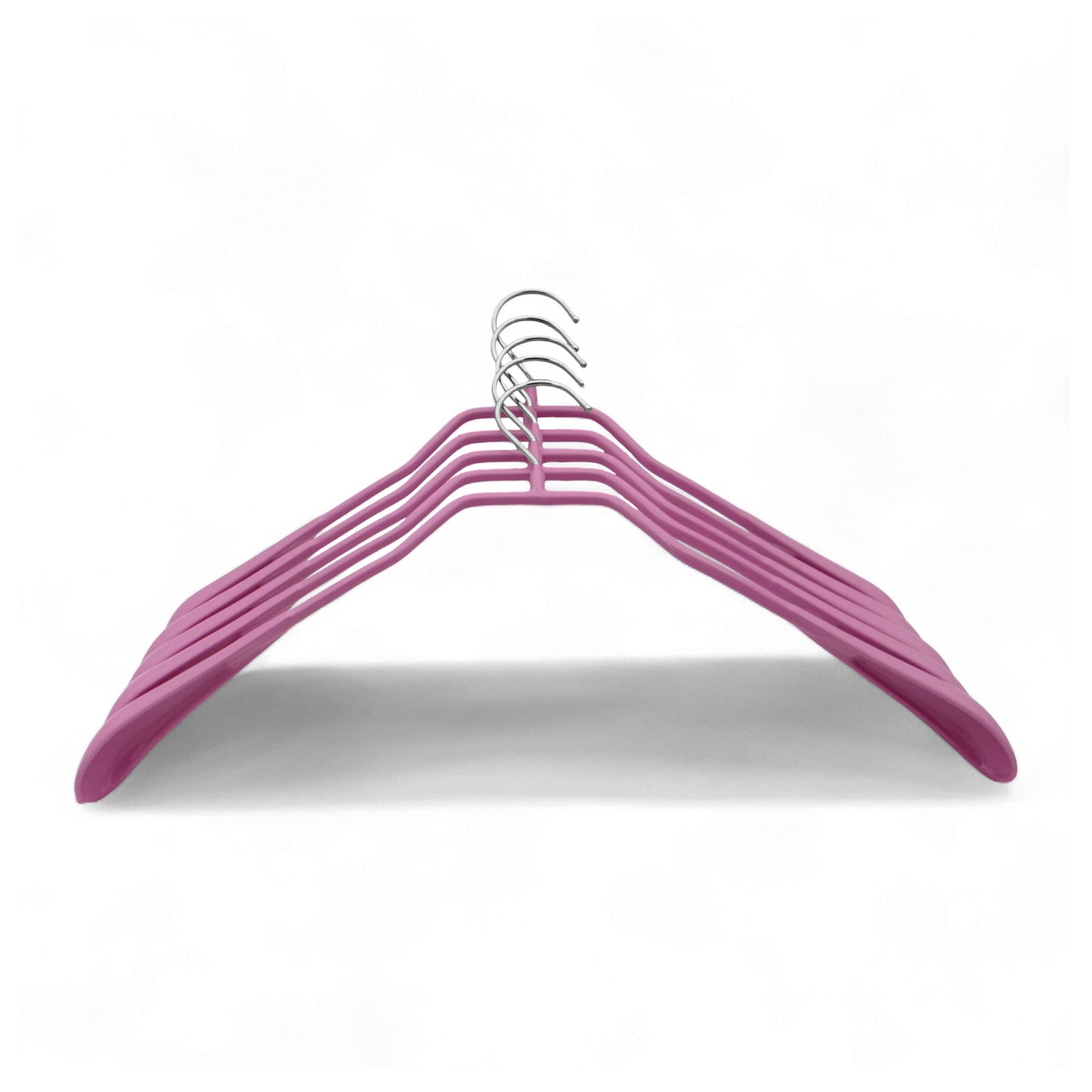 MAWA | Made in Germany | Metal Hanger Set | Jacket Hanger | Bodyform 42/L | Non-Slip Coating | 360° Rotatable Swivel Hook | Widened Shoulder Support | 5 Pieces