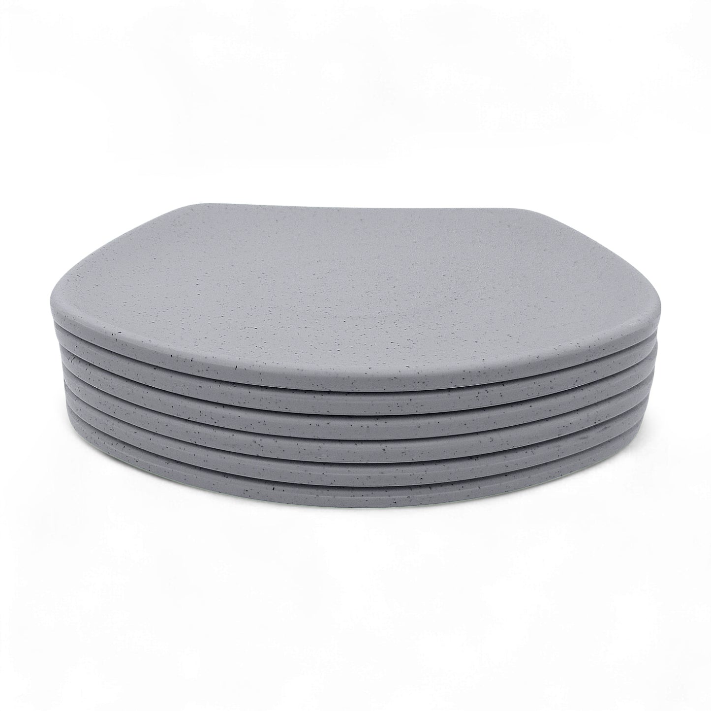 SUPERWARE | Pure Melamine | Square Small Plate Set - Jasper (7.5") | 6 Nos. | Stain Free, Glazed Finish